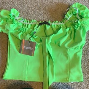 Misguided tie front top!